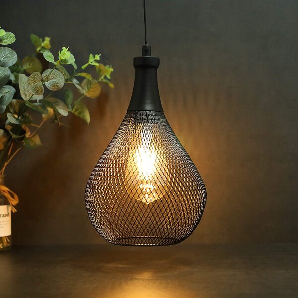 Battery operated online hanging light bulb